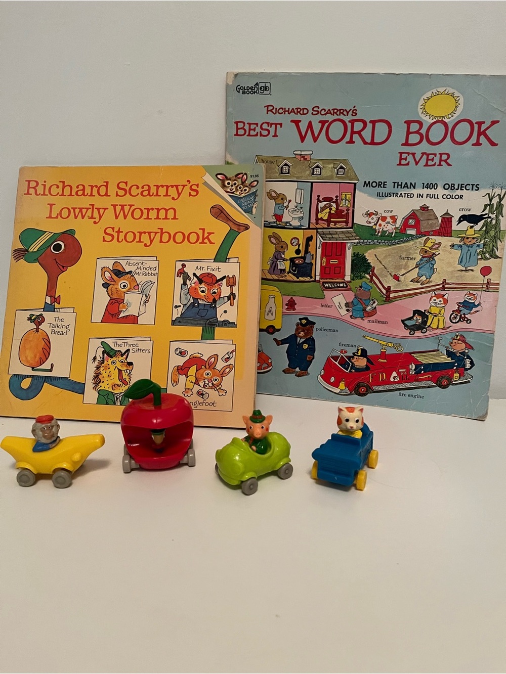 Richard Scary books and McDonalds toys